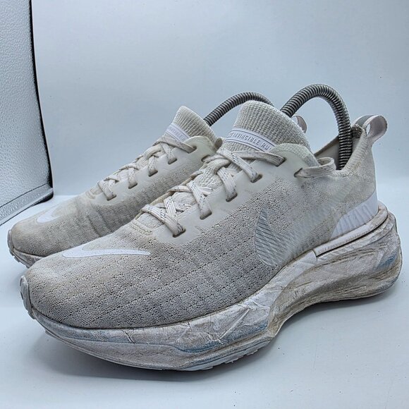 Nike ZoomX Invincible Run Fk 3 Womens Size 7 White Photon Dust Shoes DR2660-103 - Picture 4 of 13